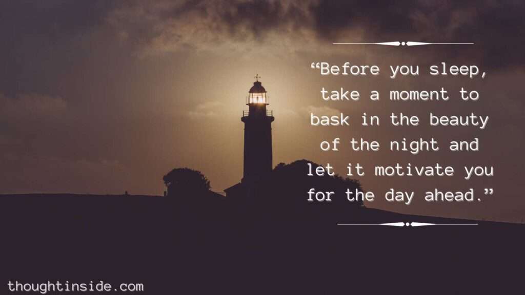  Good Night Inspirational Quotes